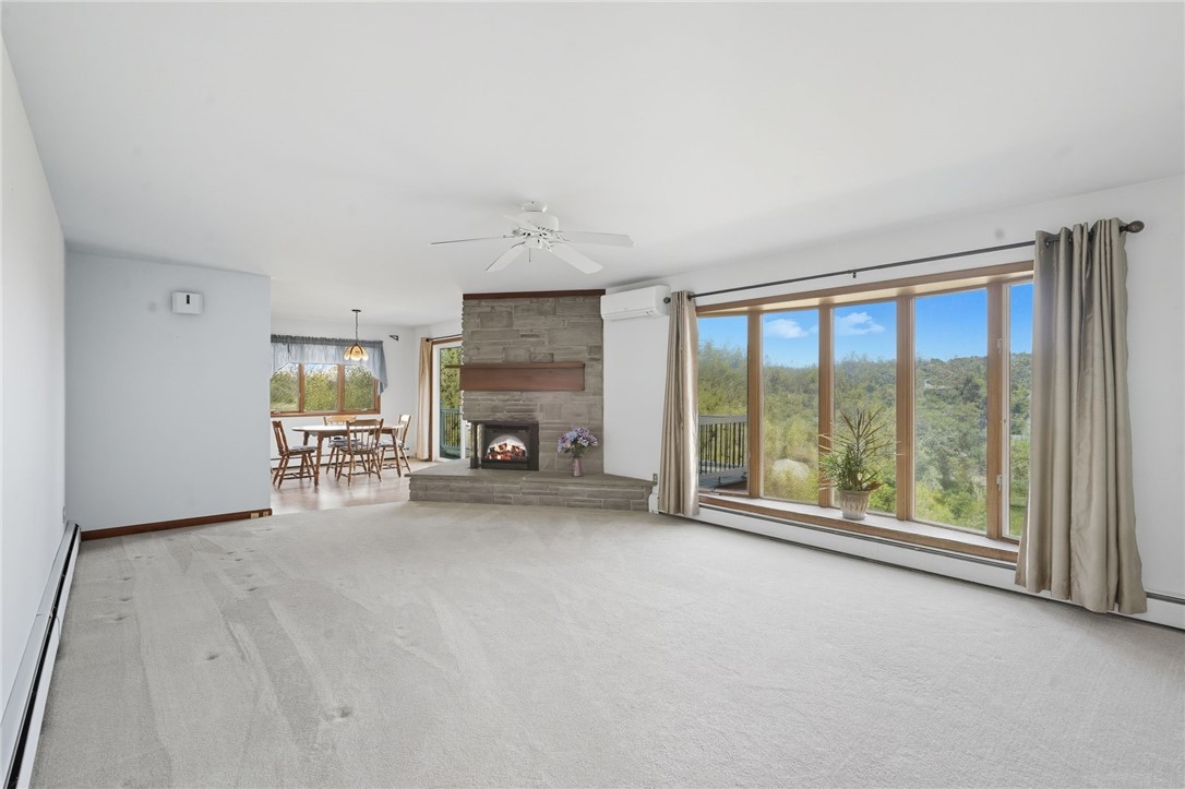 177 Baker Hill Road Otego, NY 13825 - Photo 5 of 45 1st Floor Living Room w/Wood burning fireplace