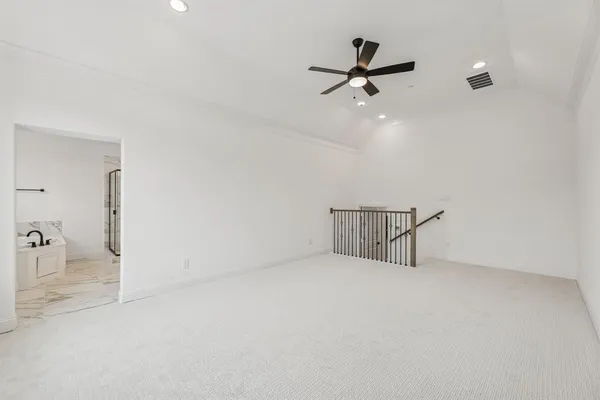 a view of empty room