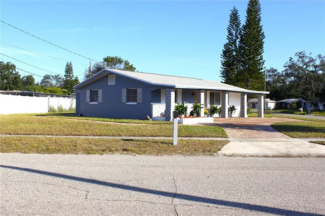 a view of a entryway front of a house