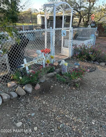 a view of a red sign board