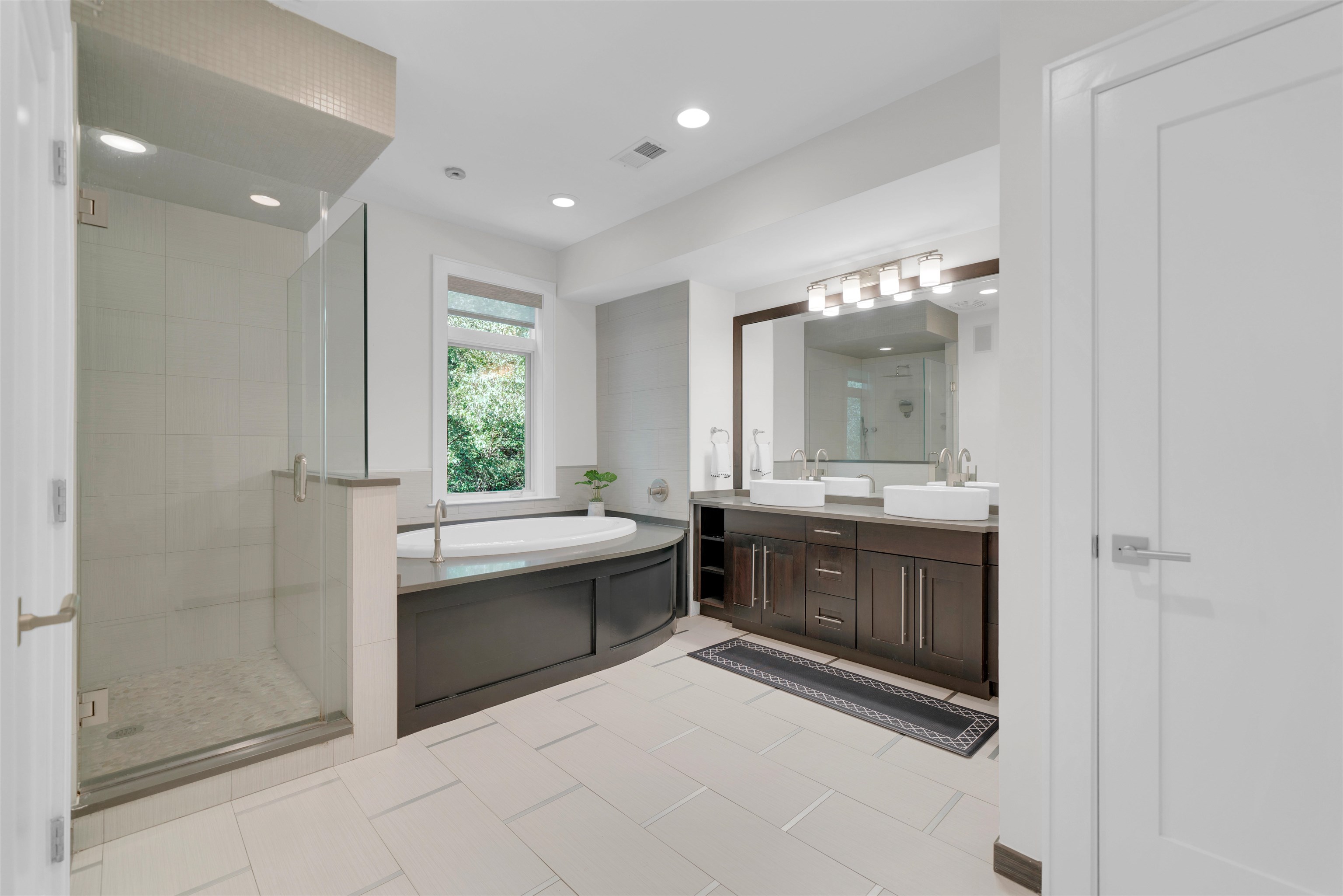 8713-6 Churchill Road, Unit 6 North Bergen, NJ 07047 - Photo 12 of 23 a bathroom with a sink a vanity and mirror