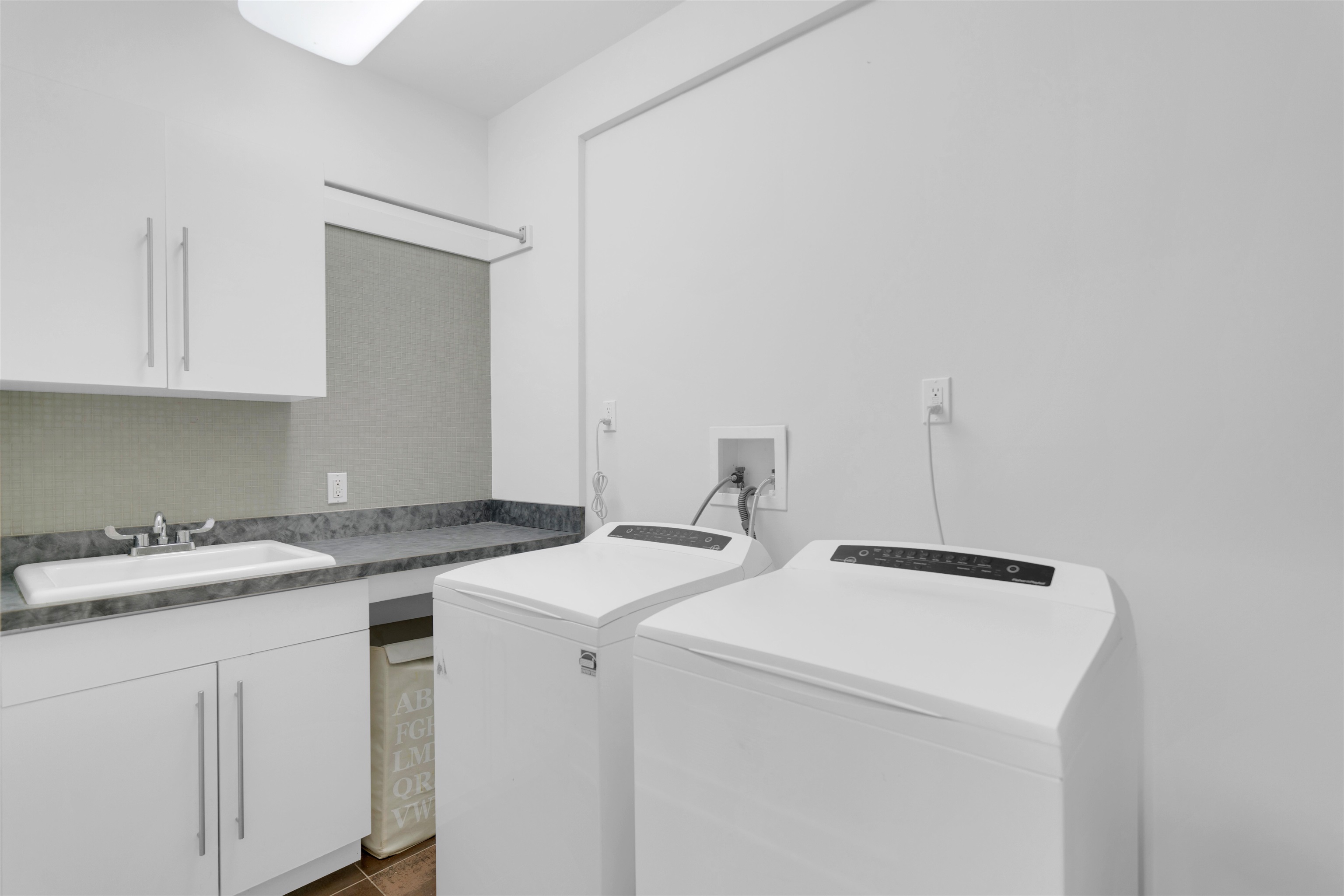 8713-6 Churchill Road, Unit 6 North Bergen, NJ 07047 - Photo 22 of 23 a utility room with dryer and washer