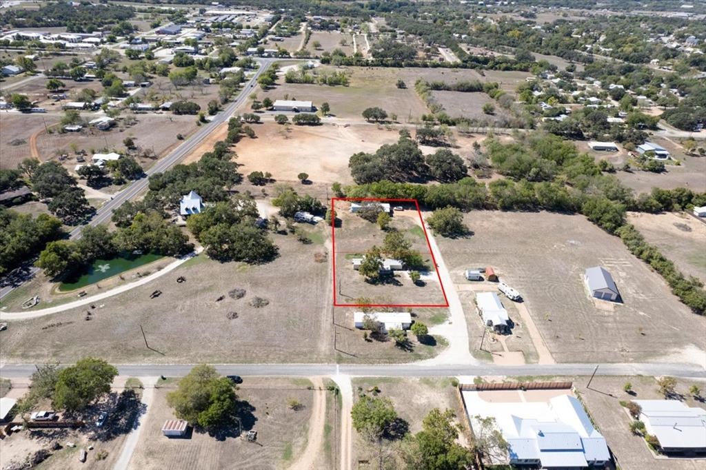 1411 Democrat, Unit BC Blanco, TX 78606 - Photo 41 of 41 Aerial View of B & C