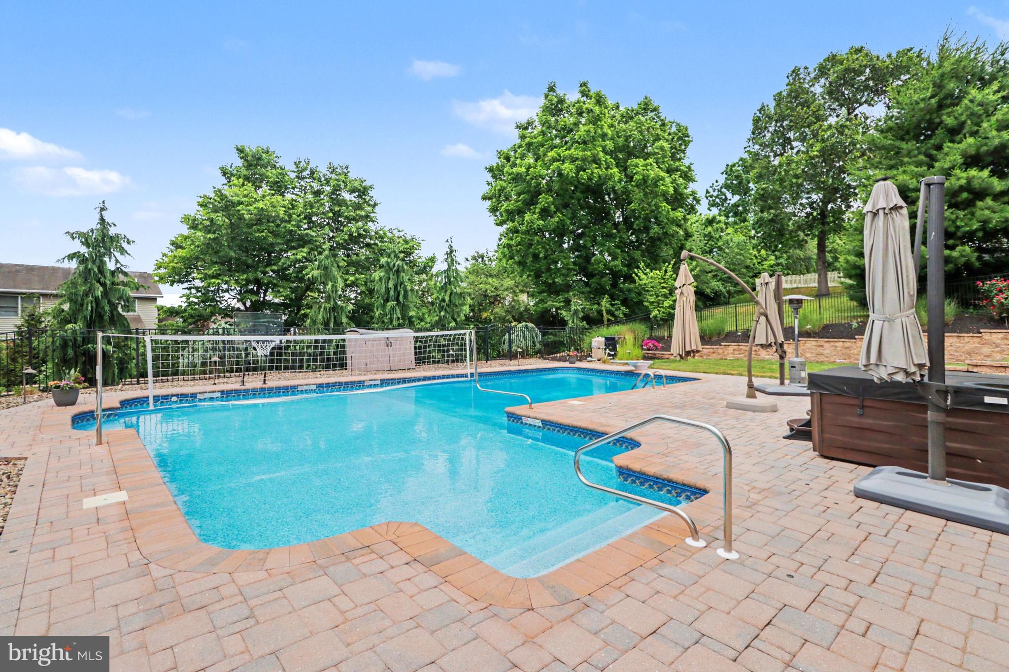 6539 Windmere Road Harrisburg, PA 17111 - Photo 58 of 82 Gorgeous Crystal salt water pool is "L" shaped.