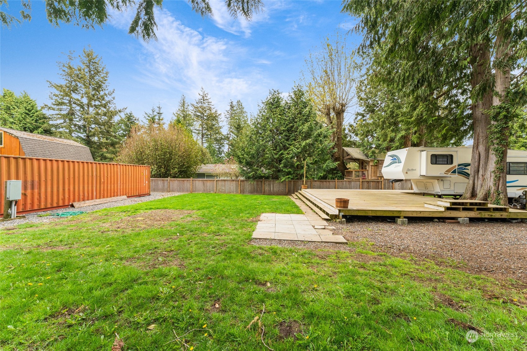 4542 Decatur Drive Ferndale, WA 98248 - Photo 1 of 24 a view of a backyard with swimming pool