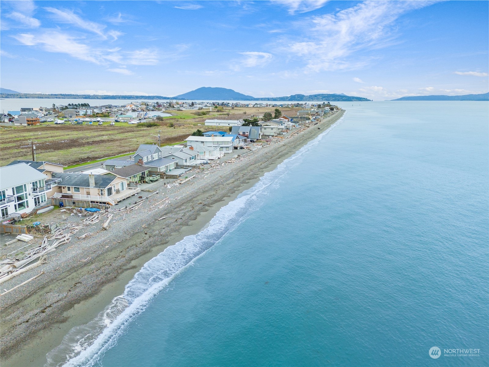 4542 Decatur Drive Ferndale, WA 98248 - Photo 20 of 24 a view of an ocean and a mountain