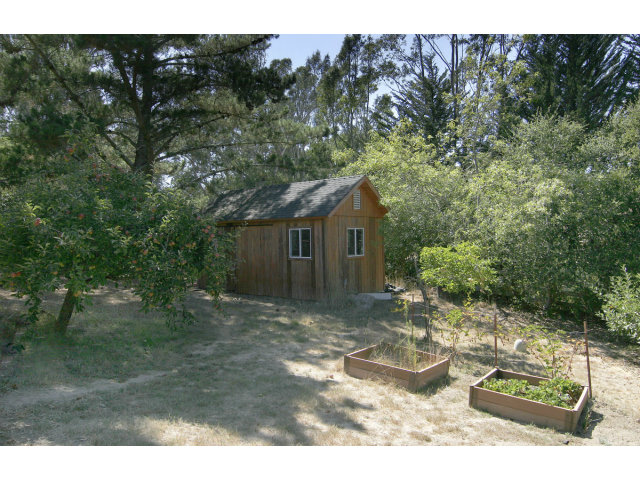 455 Poppy Hill Road Watsonville, CA 95076 - Photo 23 of 25 a backyard of a house with lots of green space