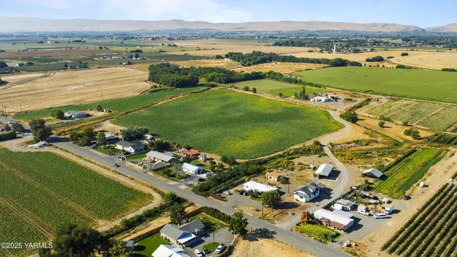an aerial view of a football ground