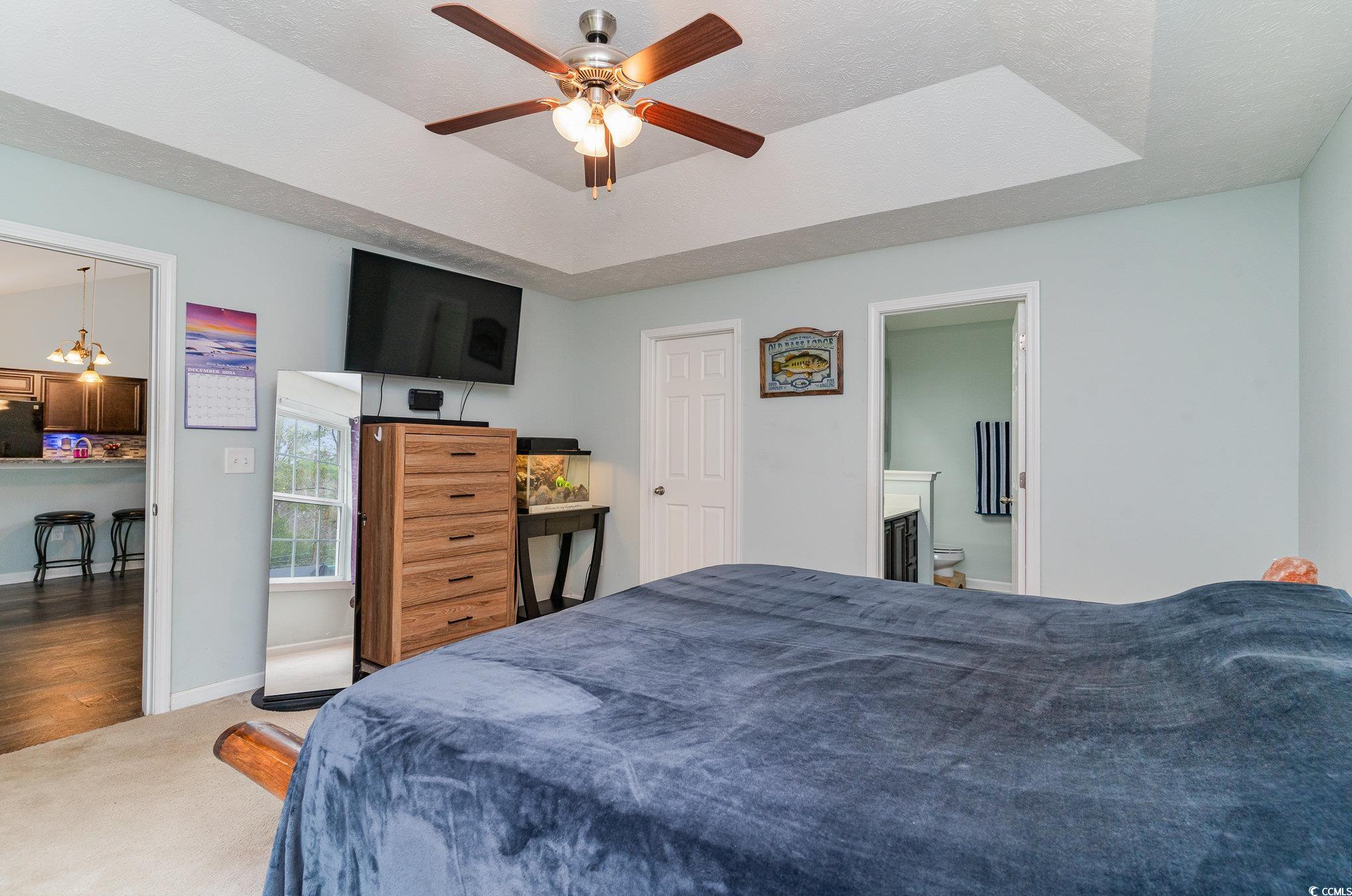 2432 Summerhaven Loop Conway, SC 29527 - Photo 19 of 40 Carpeted bedroom featuring ceiling fan with notabl
