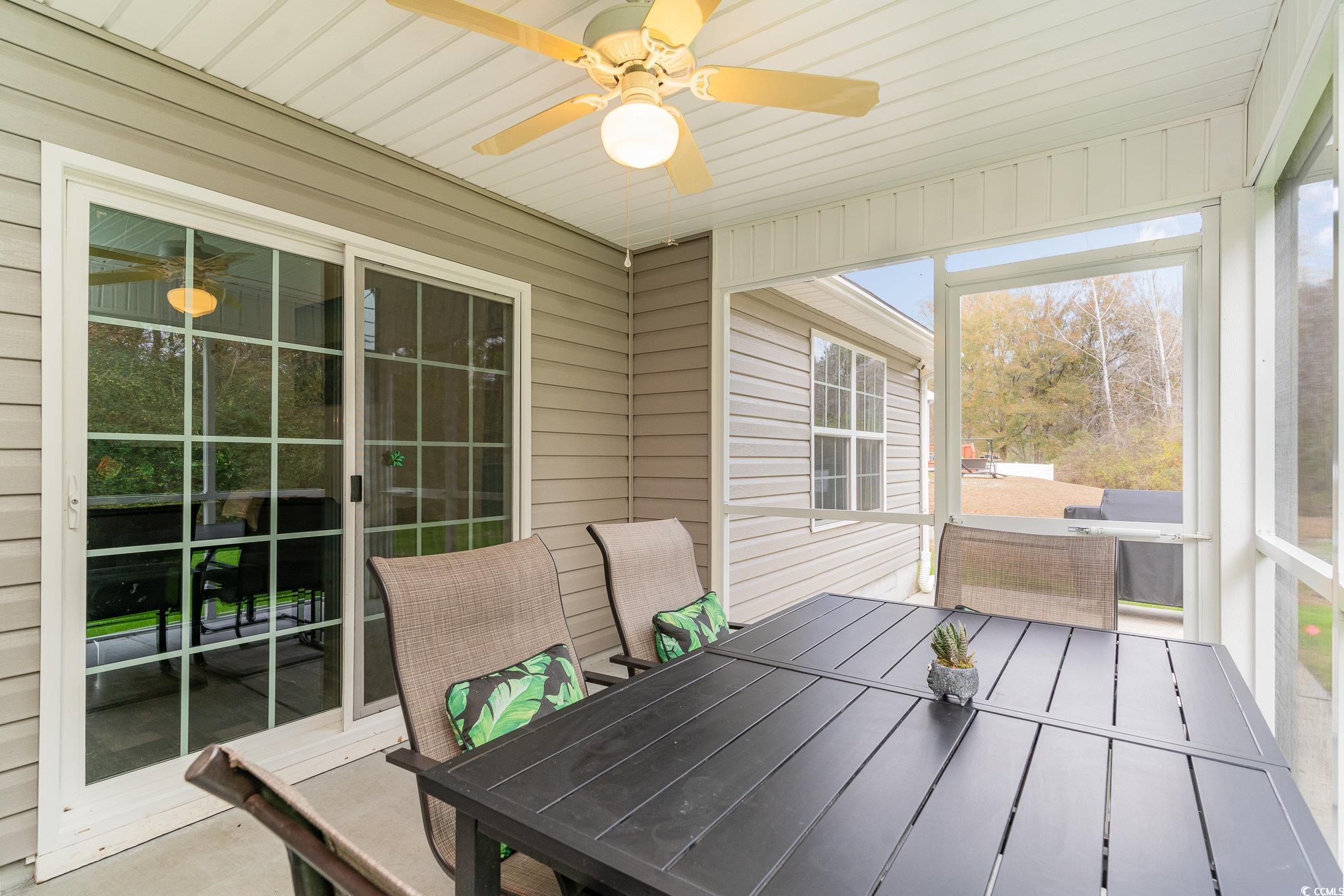 2432 Summerhaven Loop Conway, SC 29527 - Photo 29 of 40 Sunroom with ceiling fan