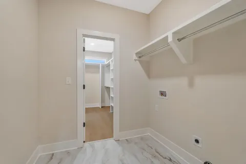 a view of room with hallway