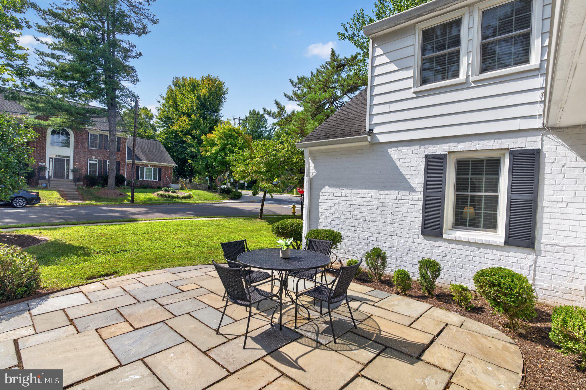 2601 Military Road Arlington, VA 22207 - Photo 104 of 119 Charming Patio - A Sweet Spot for Some Sweet Tea!