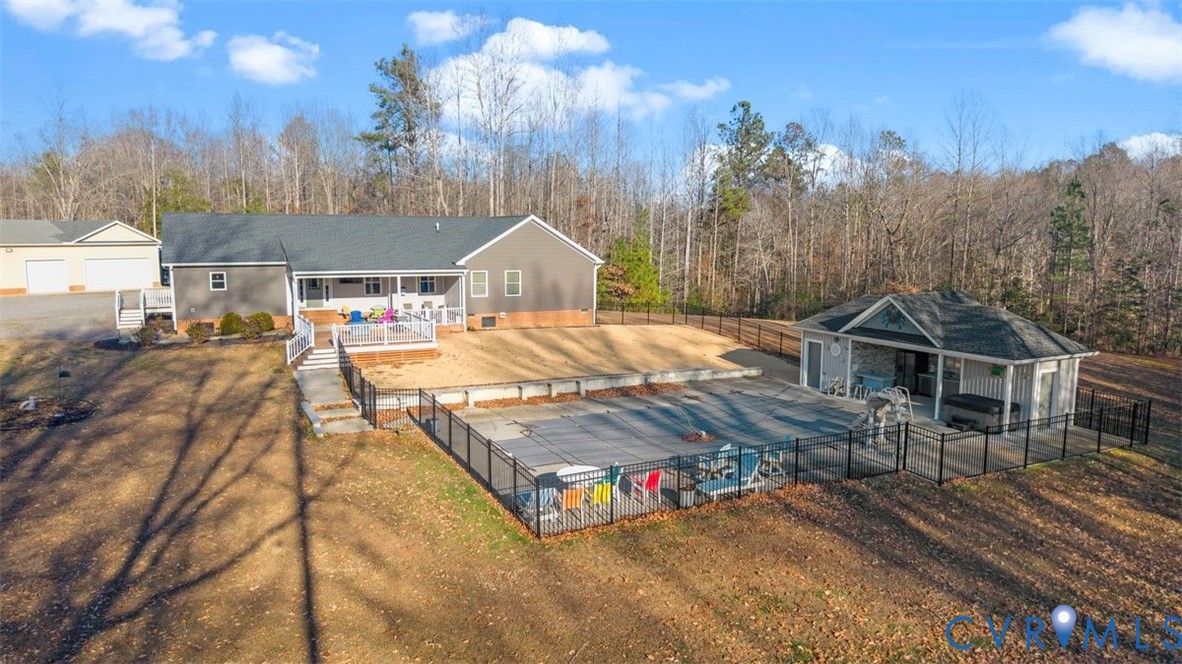 7844 Olivet Church Road New Kent, VA 23124 - Photo 5 of 43 a view of a house with a patio