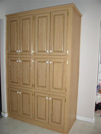 More kitchen storage.
