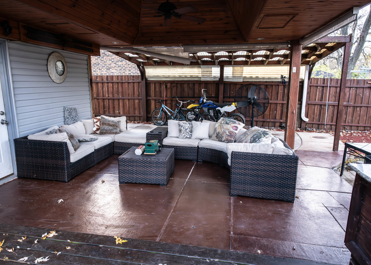 185 South Pinecrest Road Bolingbrook, IL 60440 - Photo 34 of 38 a outdoor living space with patio furniture and a grill