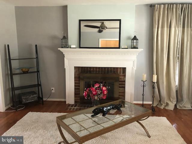 8247 Carrleigh Parkway Springfield, VA 22152 - Photo 17 of 87 Living Room (with Fireplace)