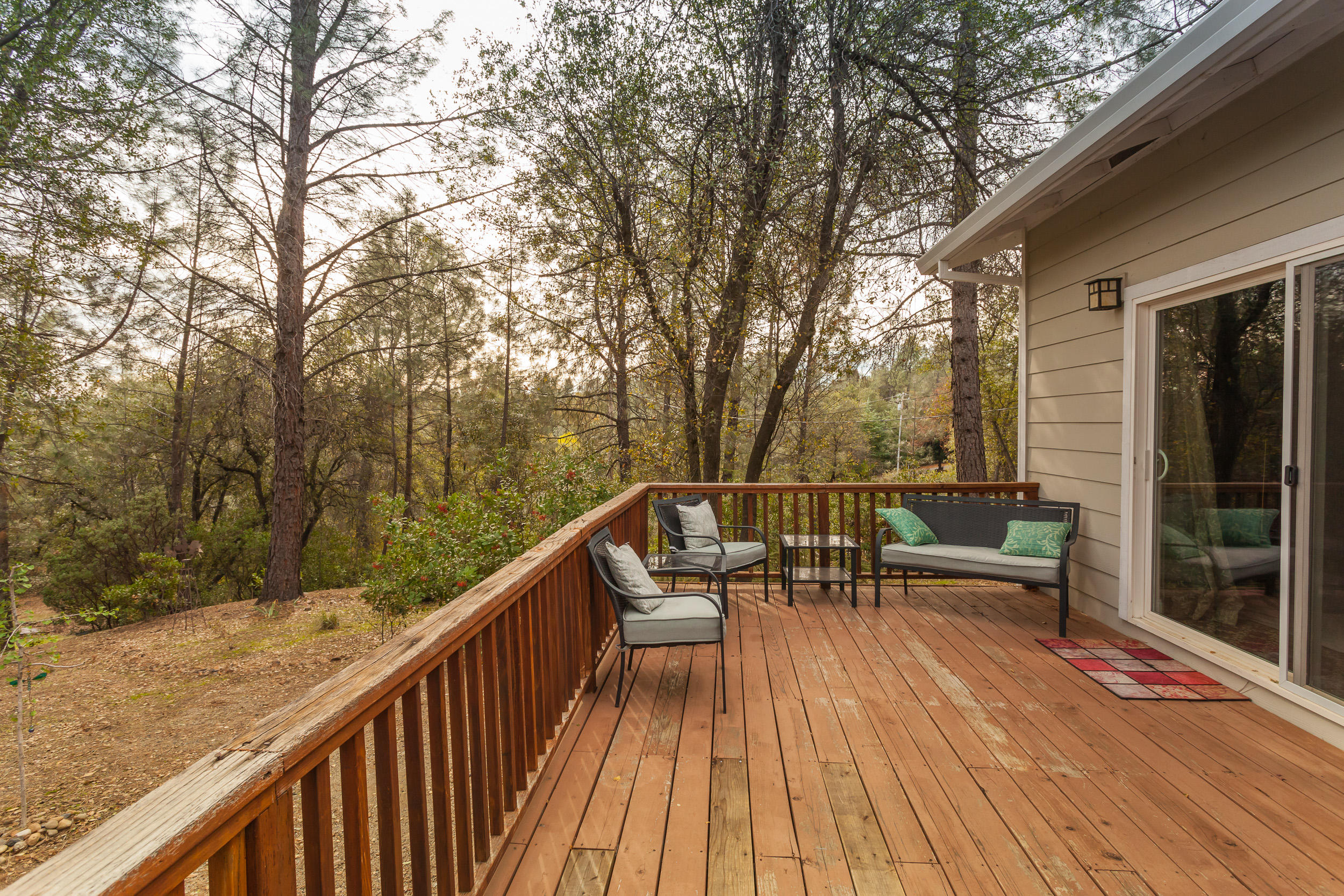 12199 Macs Road Redding, CA 96003 - Photo 17 of 36 a view of balcony with furniture