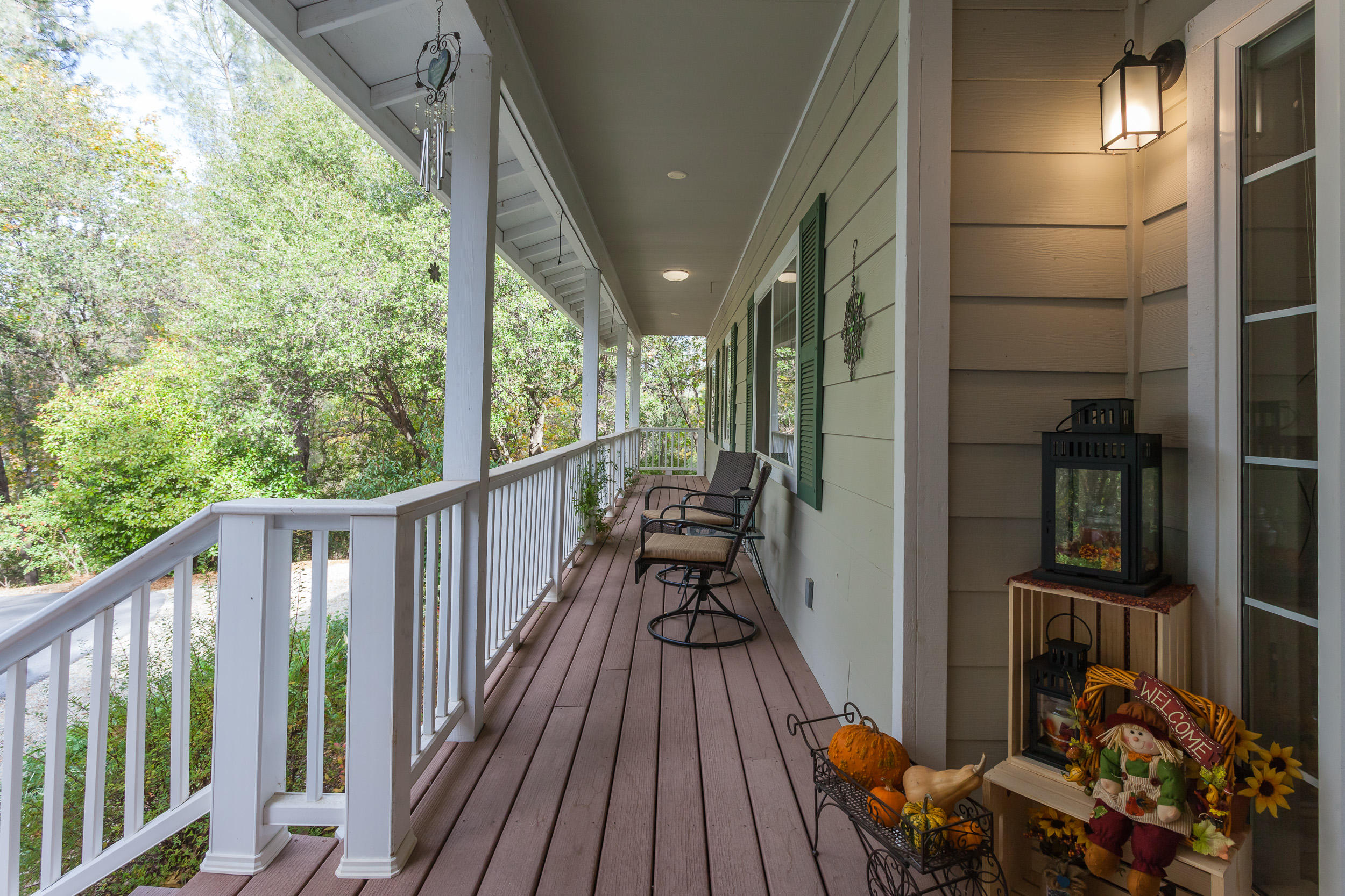 12199 Macs Road Redding, CA 96003 - Photo 7 of 36 a view of balcony with wooden floor