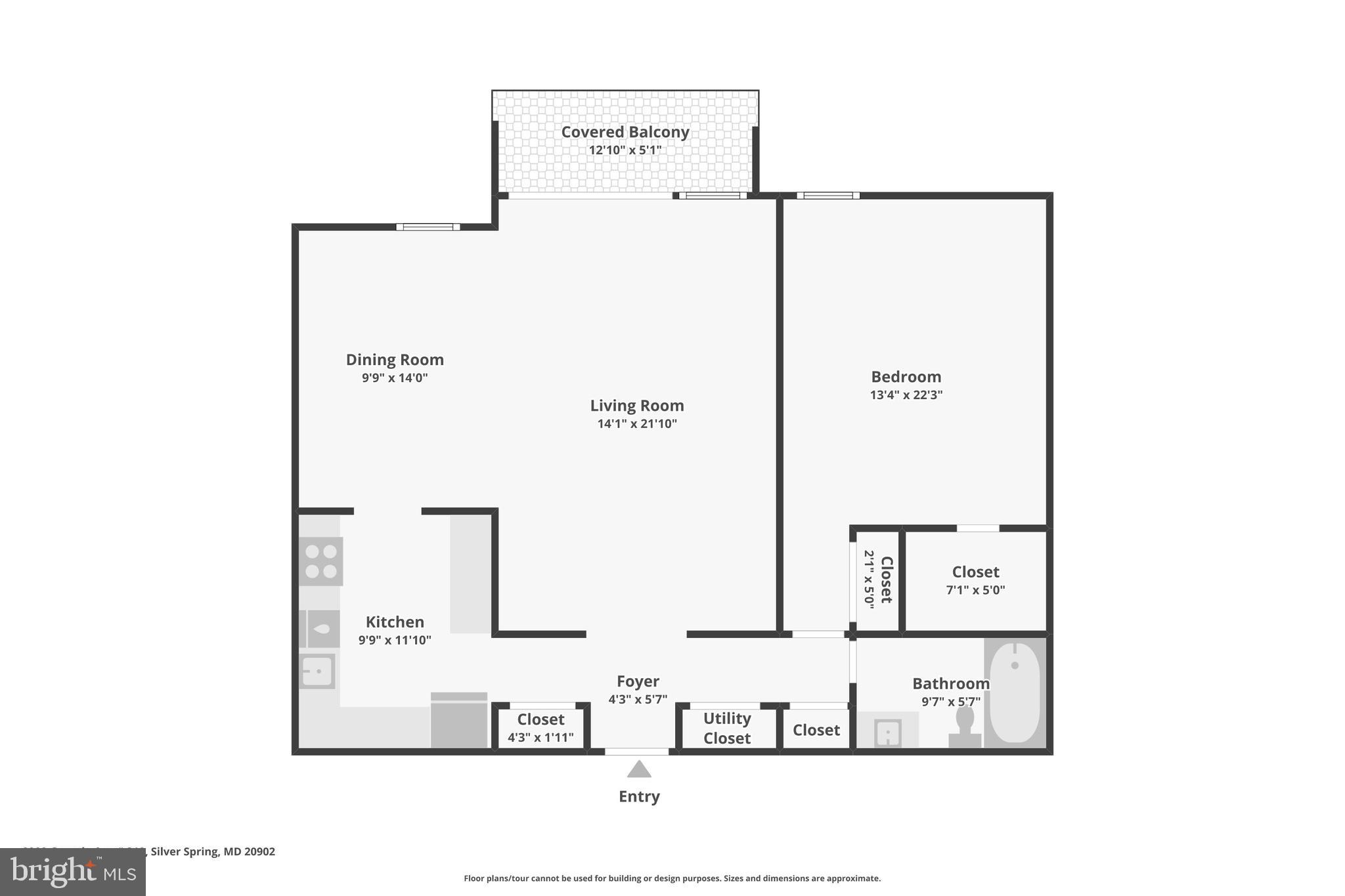 9900 Georgia Avenue, Unit 27306 Silver Spring, MD 20902 - Photo 23 of 23 Floorplan