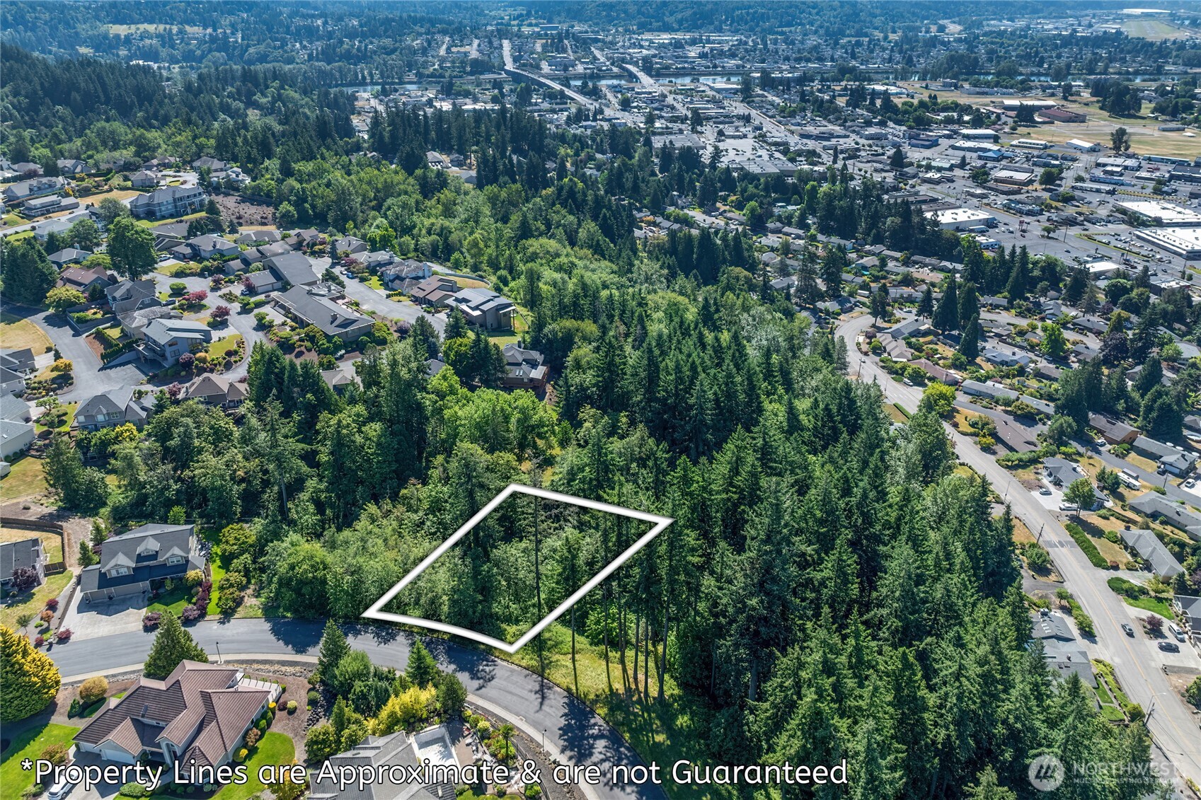 14 Forest Hill Estate Longview, WA 98632 - Photo 12 of 14 an aerial view of residential houses with outdoor space and trees