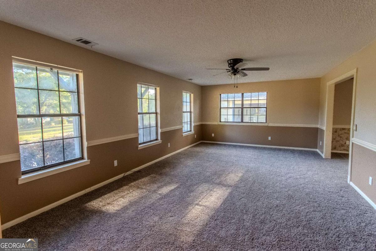 528 Gardner Road Baxley, GA 31513 - Photo 30 of 39 an empty room with windows and ceiling fan