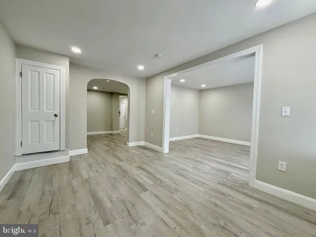 wooden floor in an empty room with wooden floor