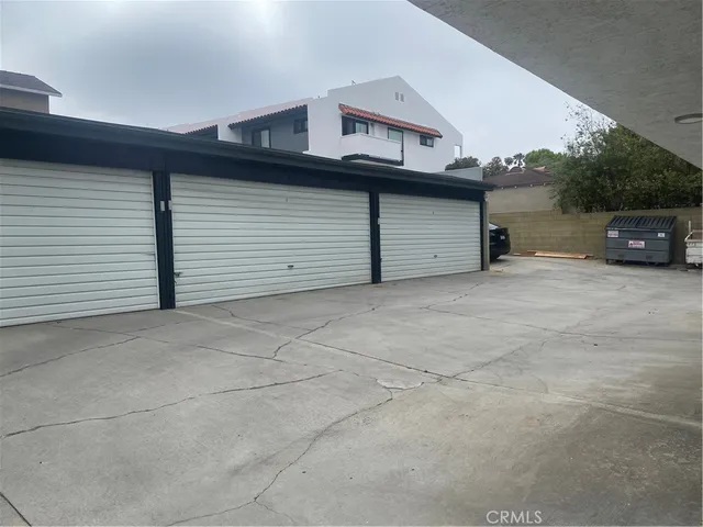 a view of a car garage