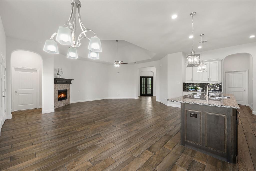 4341 Rush Road Midlothian, TX 76065 - Photo 15 of 39 Another view of dining, kitchen and living room