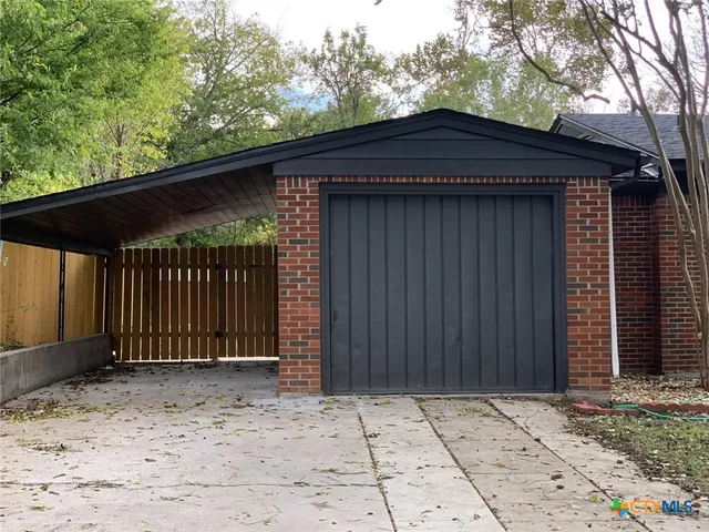 a view of wooden house