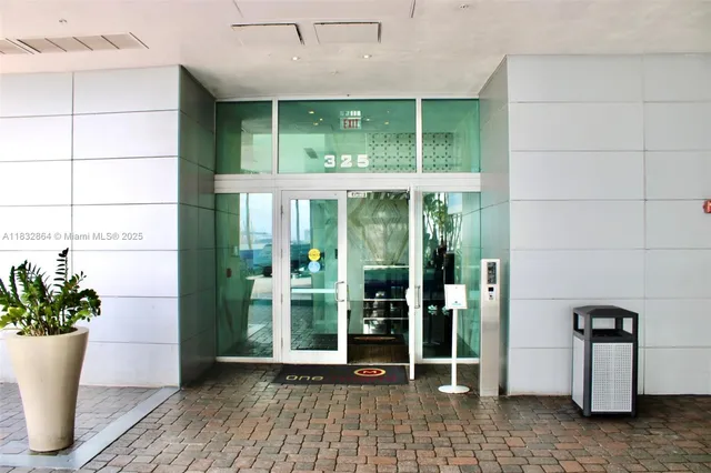 a view of a city with tall buildings