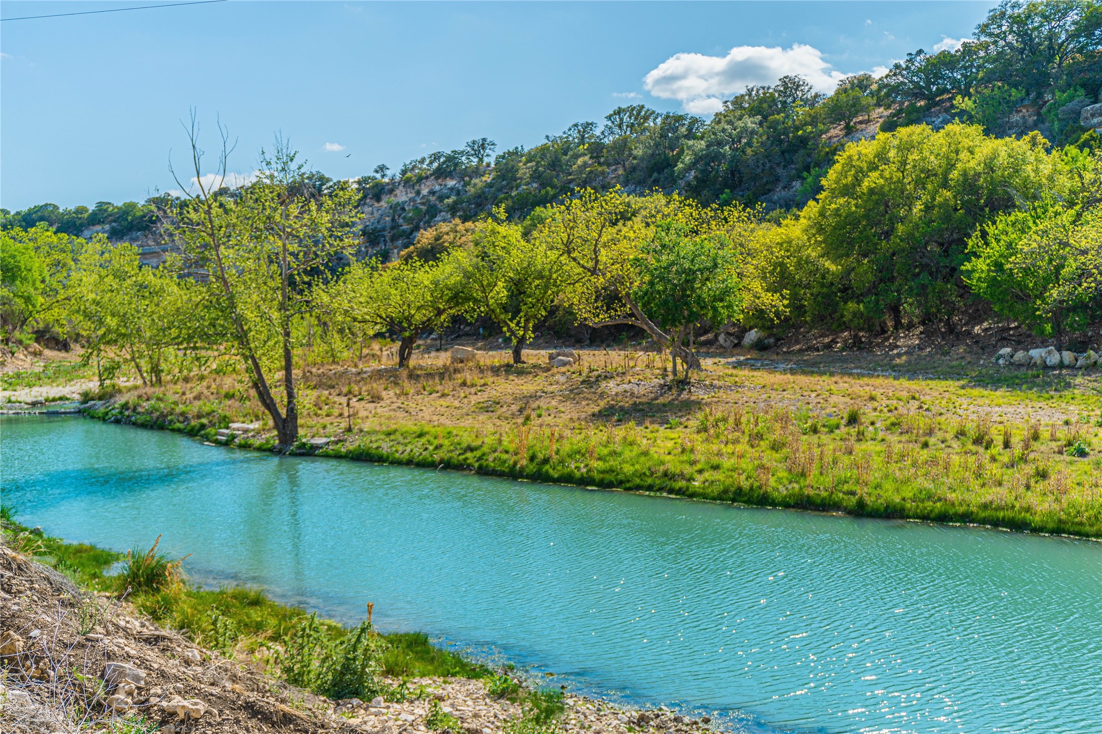 Lot 20 Seven Spring Dr Junction, Unit LOT 20 Junction, TX 76849 - Photo 39 of 40 a view of a lake with a yard