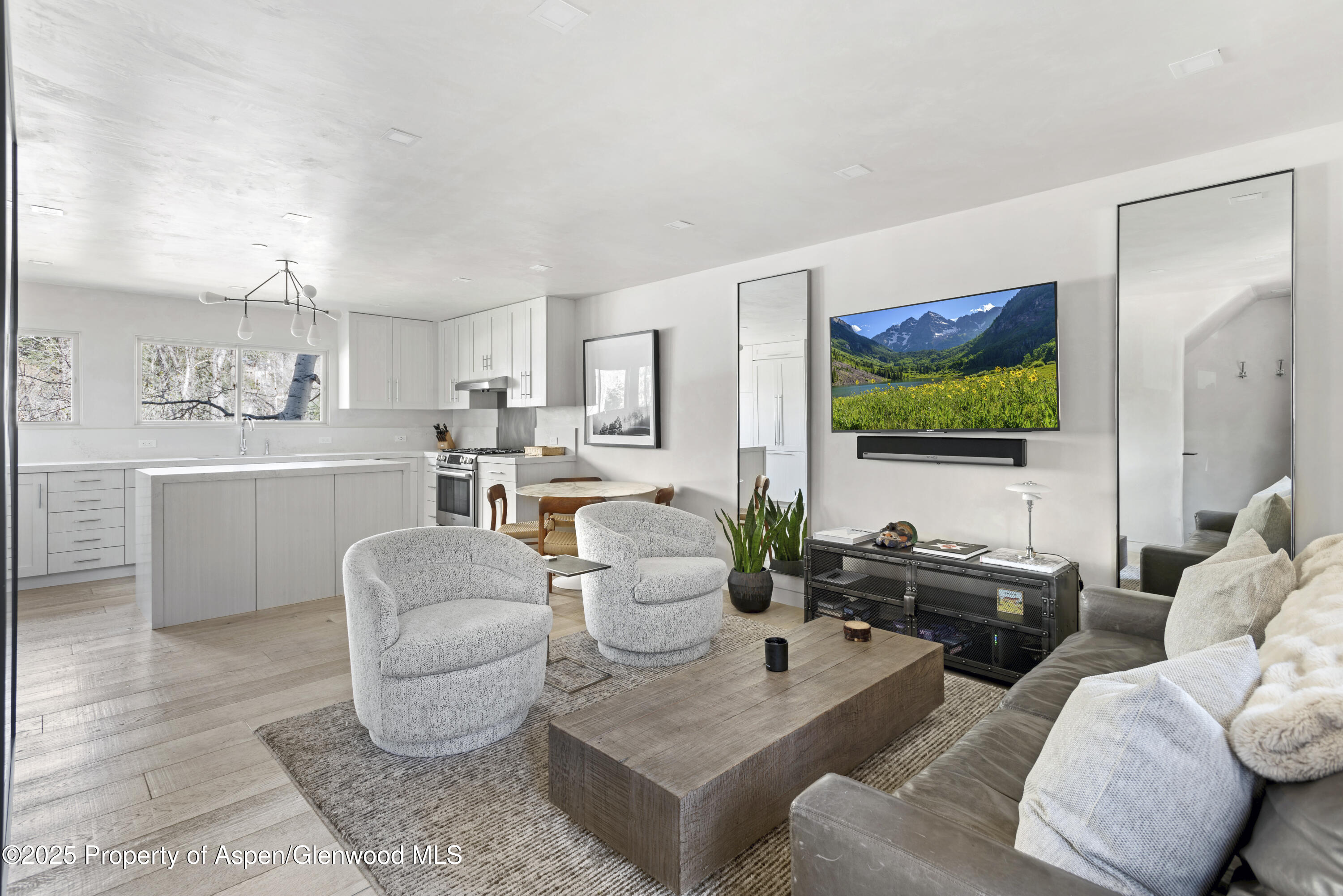 124 East Durant Avenue, Unit 7 Aspen, CO 81611 - Photo 6 of 19 Living Room 2