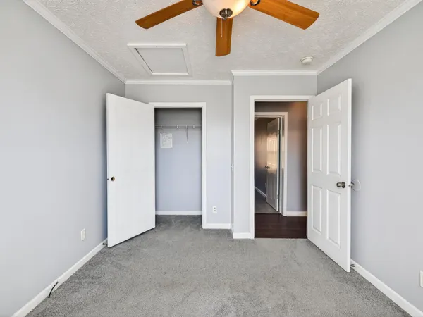 an empty room with a empty space and window