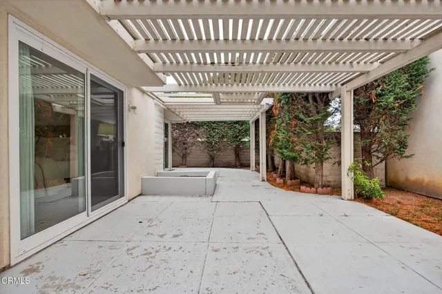 a park view with a bench