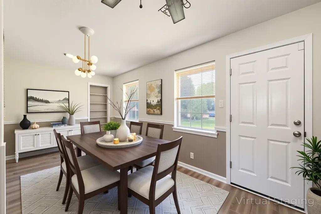604 Pershing Drive Denton, TX 76209 - Photo 21 of 24 a view of a dining room with furniture window and outside view
