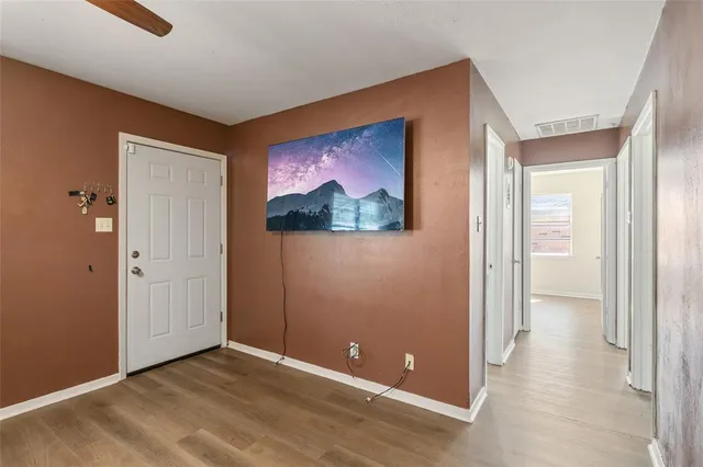 wooden floor in an empty room