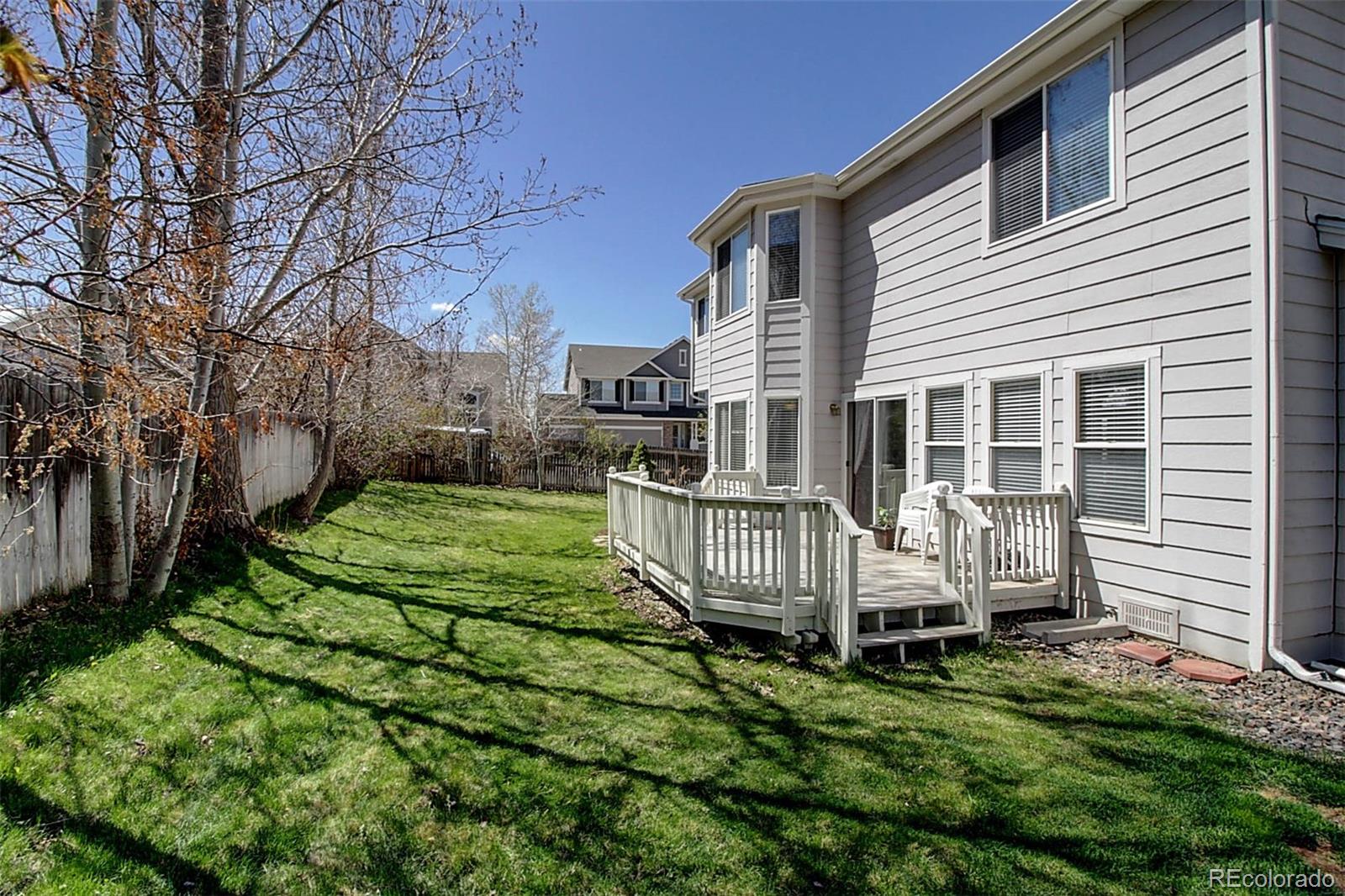 5794 South Rome Street Aurora, CO 80015 - Photo 35 of 37 a view of a house with backyard and wooden fence