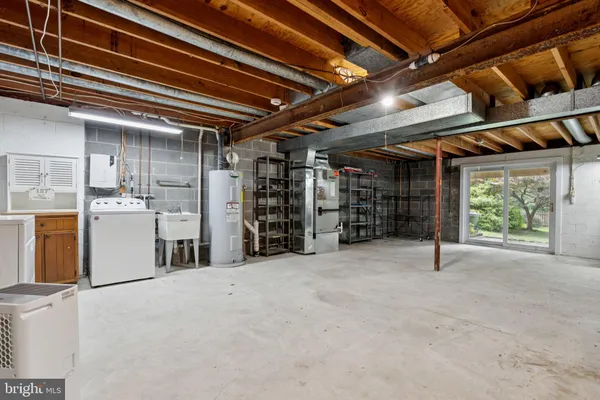 a view of a storage room