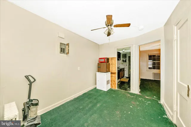 a view of a livingroom with a flat screen tv