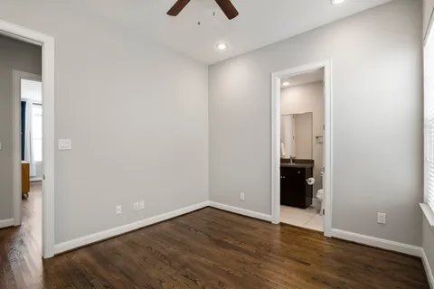 wooden floor in an empty room