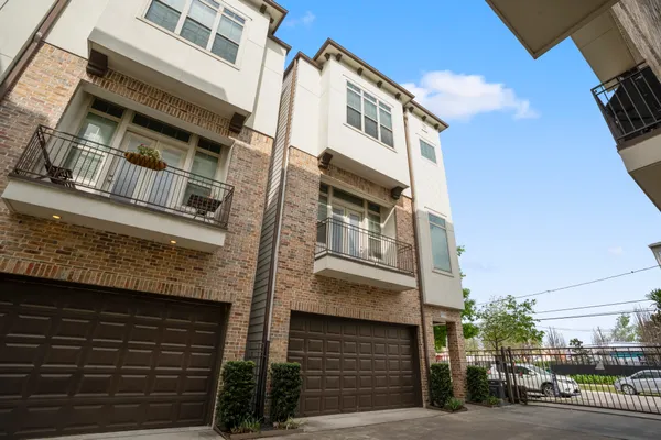 a front view of a building