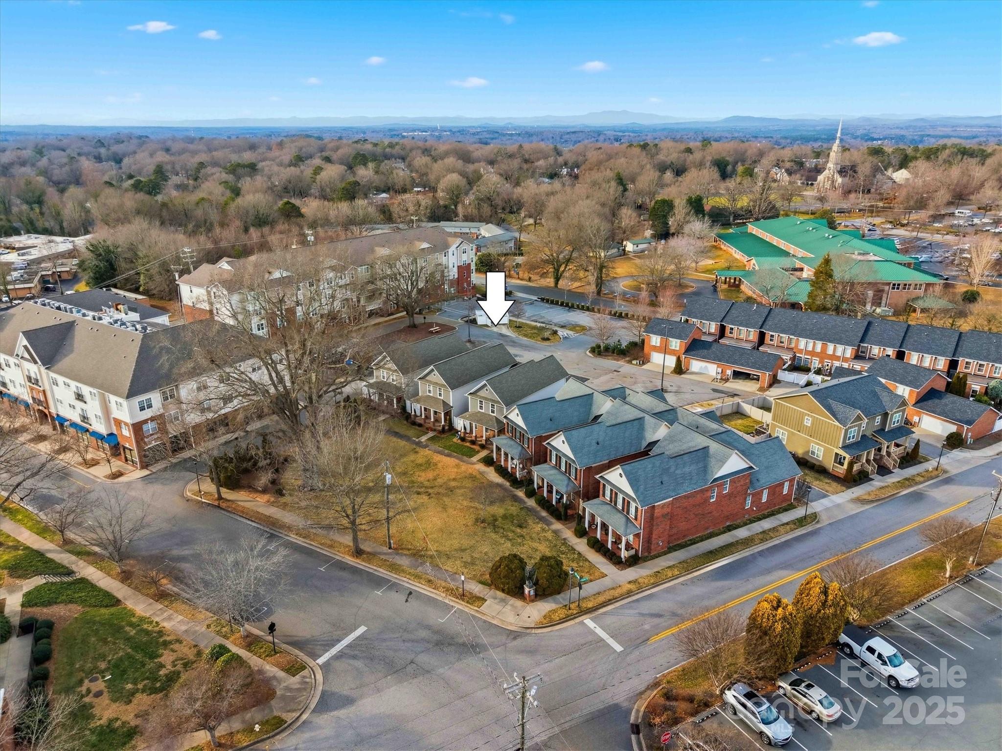 1449 North Center Street Hickory, NC 28601 - Photo 34 of 34 an aerial view of a house with a ocean view