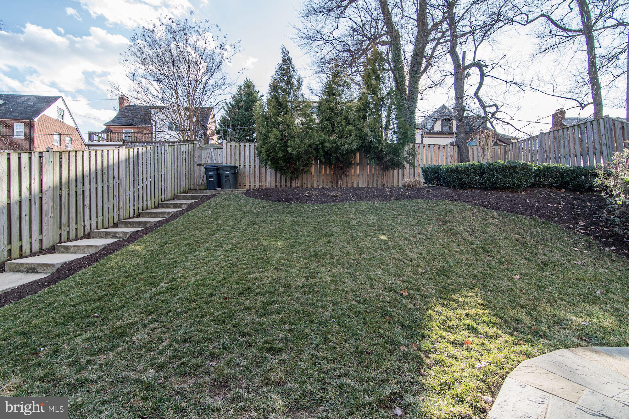 1334 Leegate Road Northwest Washington, DC 20012 - Photo 35 of 48 Large Fenced Rear Yard