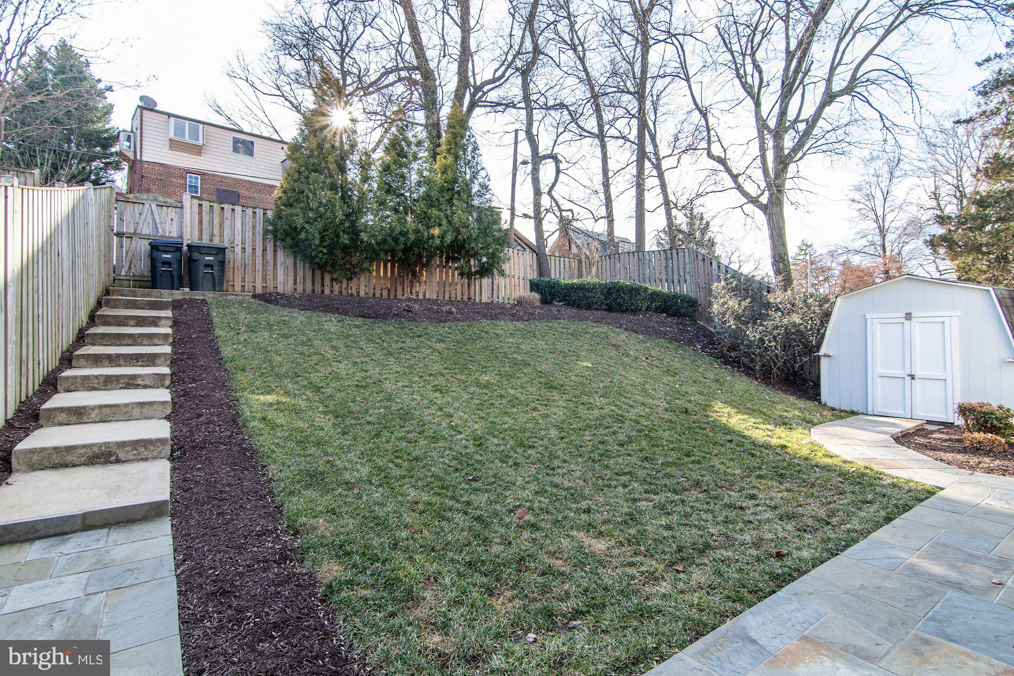 1334 Leegate Road Northwest Washington, DC 20012 - Photo 7 of 48 Professionally landscaped Rear Yard