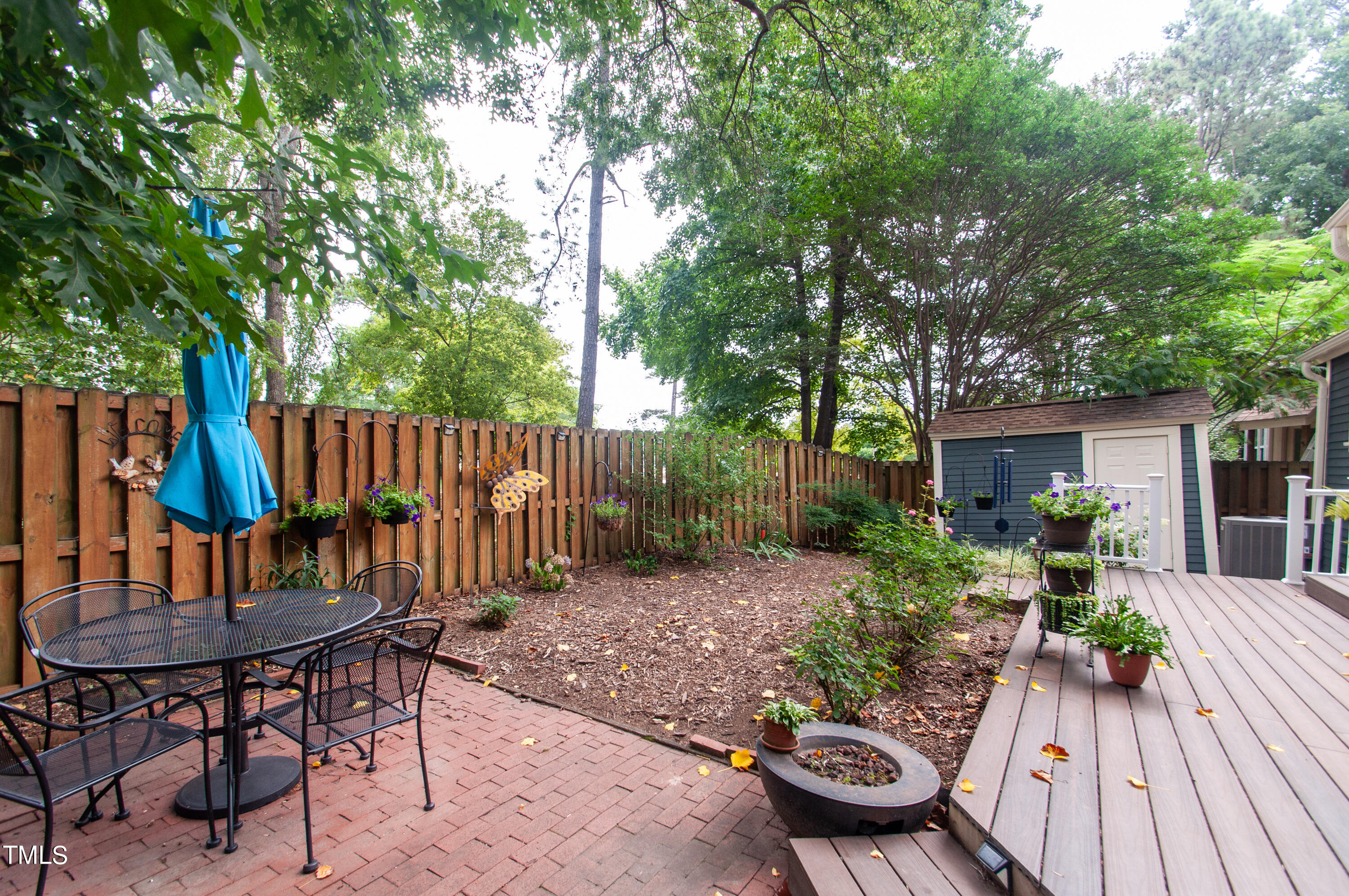 6044 Sentinel Drive Raleigh, NC 27609 - Photo 21 of 32 Backyard