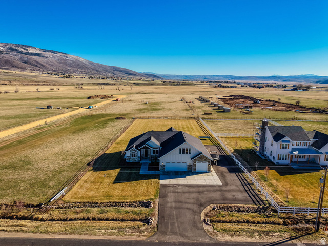352 East Boulderville Road Oakley, UT 84055 - Photo 52 of 62 Aerial view of sparsely populated area with mountains