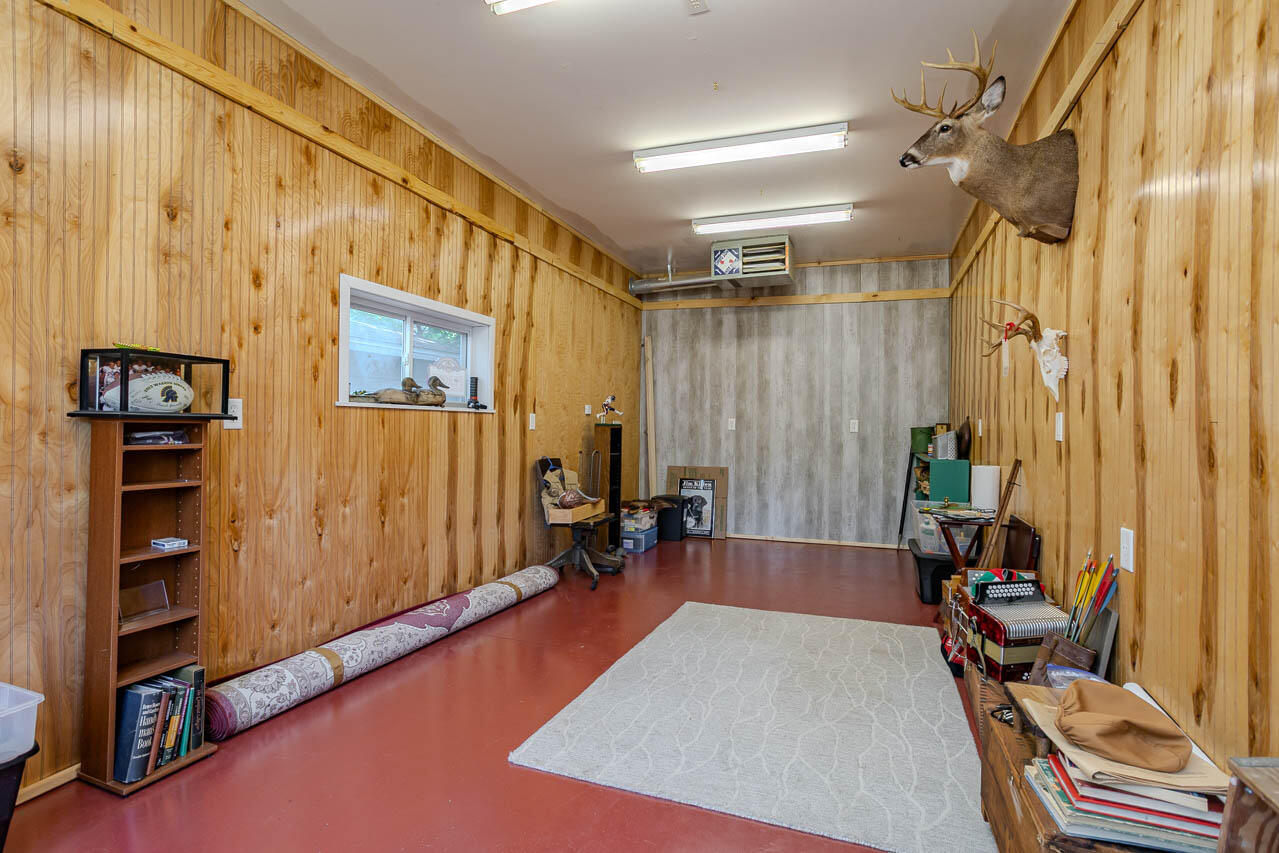 1111 Marquardt Road Wausau, WI 54403 - Photo 9 of 62 Heated workshop with birch paneling