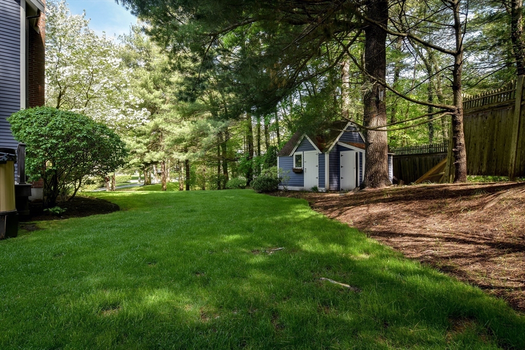 60 Lantern Lane Needham, MA 02492 - Photo 34 of 36 a view of a house with backyard and trees