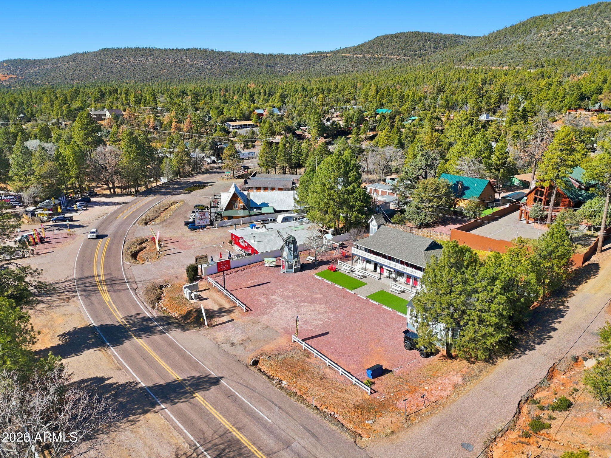 8247 Ralls Drive Pine, AZ 85544 - Photo 39 of 50 a view of a city with sitting area