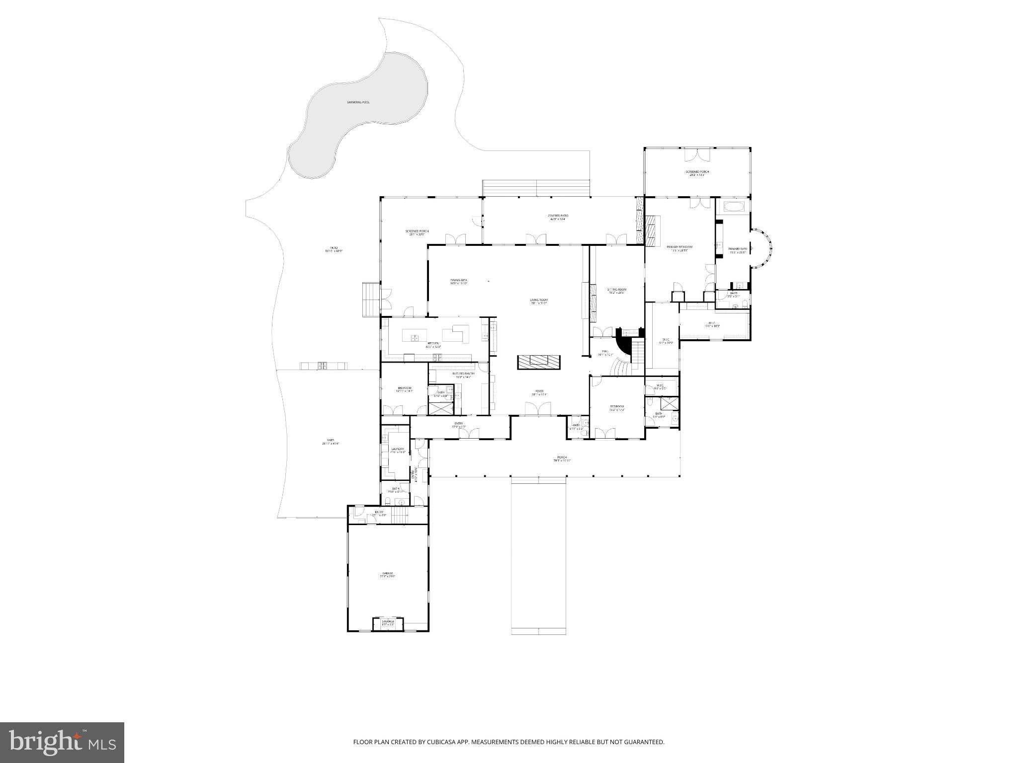 7508 Cooper Point Road Bozman, MD 21612 - Photo 115 of 116 Main house floor plan - 1st floor